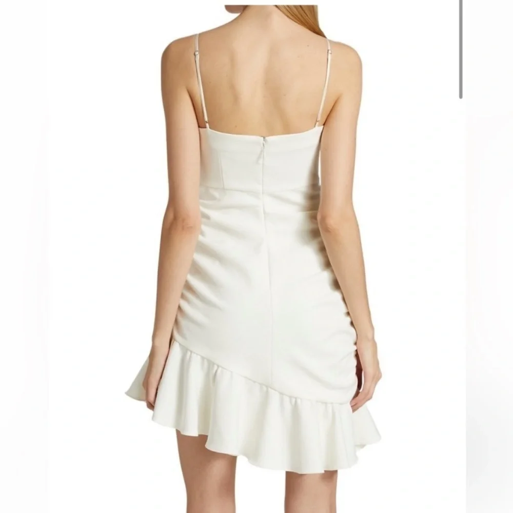 NWT Cinq a Sept Lilith Ruched Mini Dress